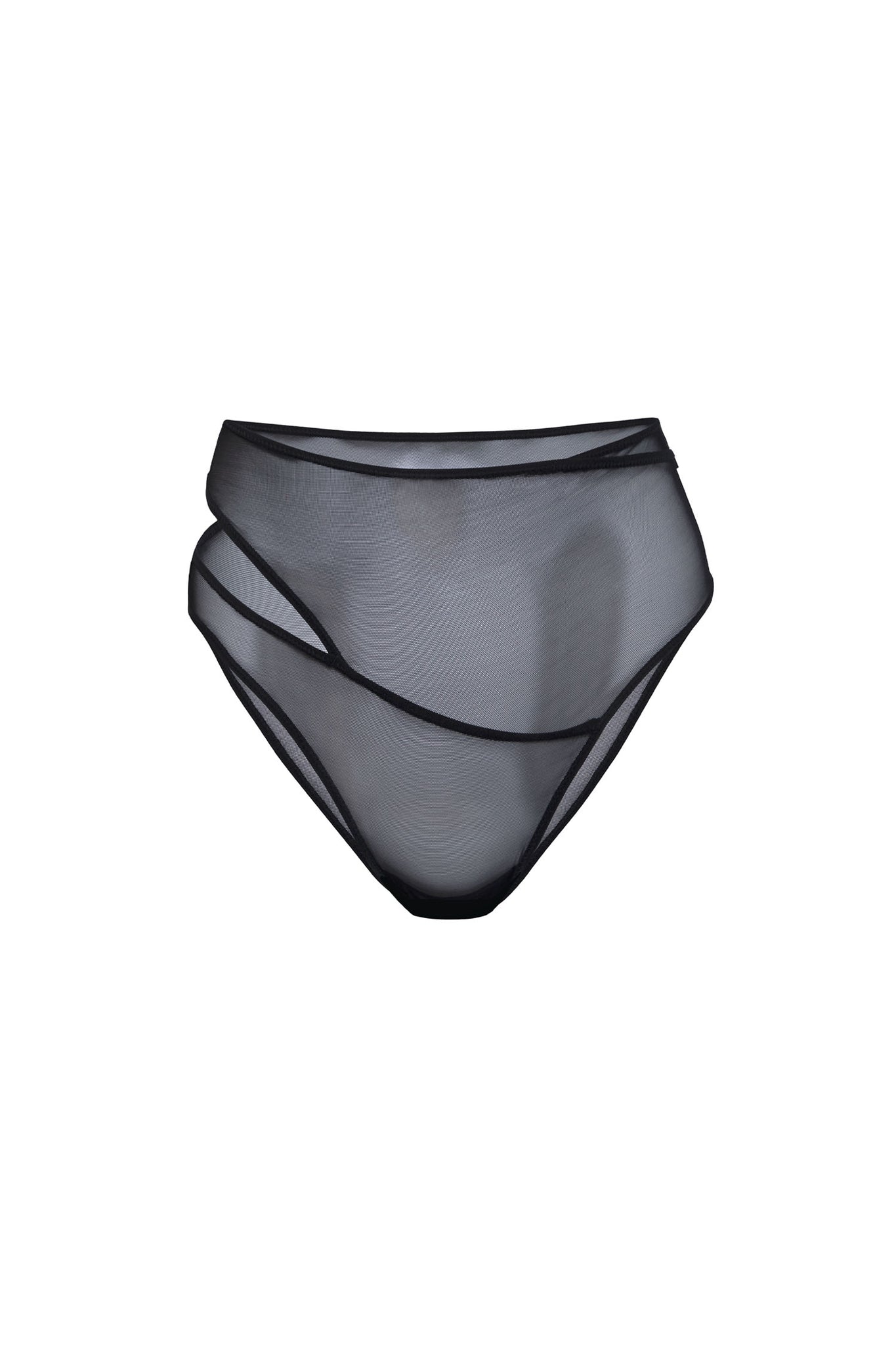 SPIRAL UNDIES / HIGH RISE / BLACK – Overall Office